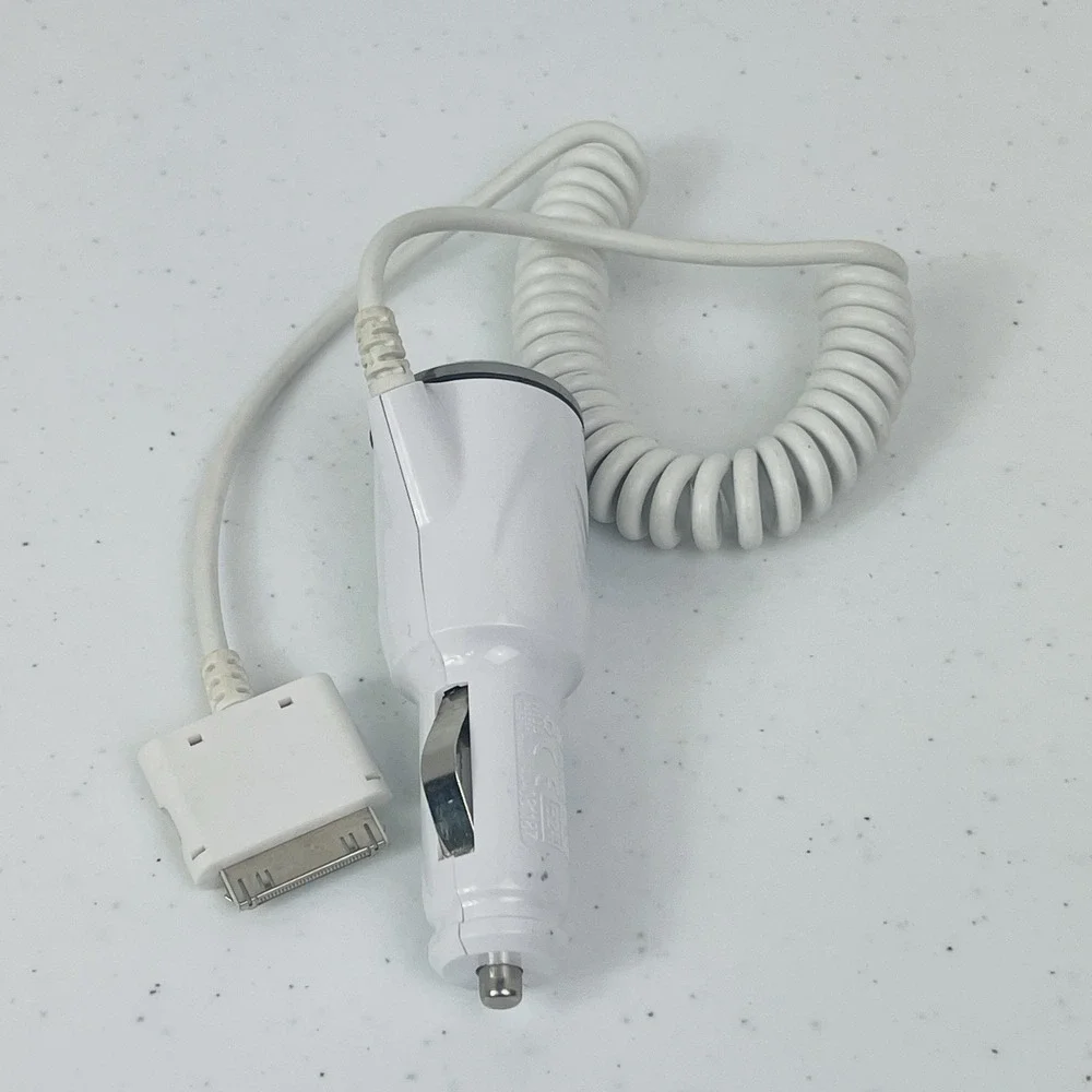 Apple iPhone Car Charger 12V Cable 4 4S 4 3GS iPod Touch‎ iPad 2 3
